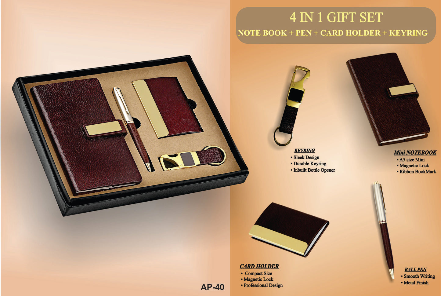 4-in-1 Premium Gift Set #AP40