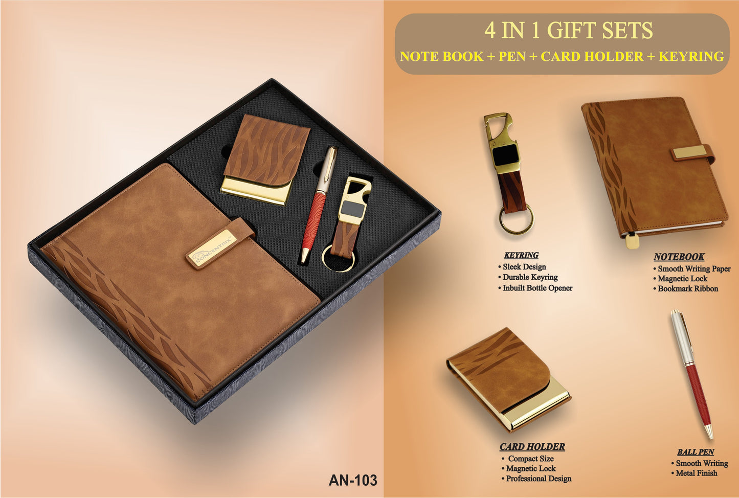 4-in-1 Premium Corporate Gift Set #AN103