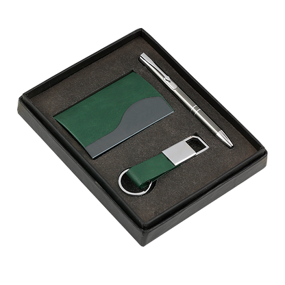 3-in-1 Premium Green Gift Set #AN88