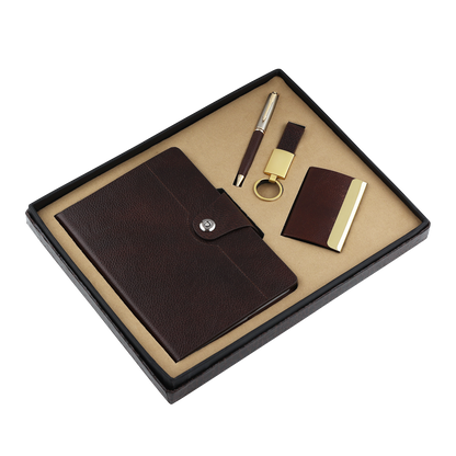 4-in-1 Pure Leather Luxury Gift Set #AP41