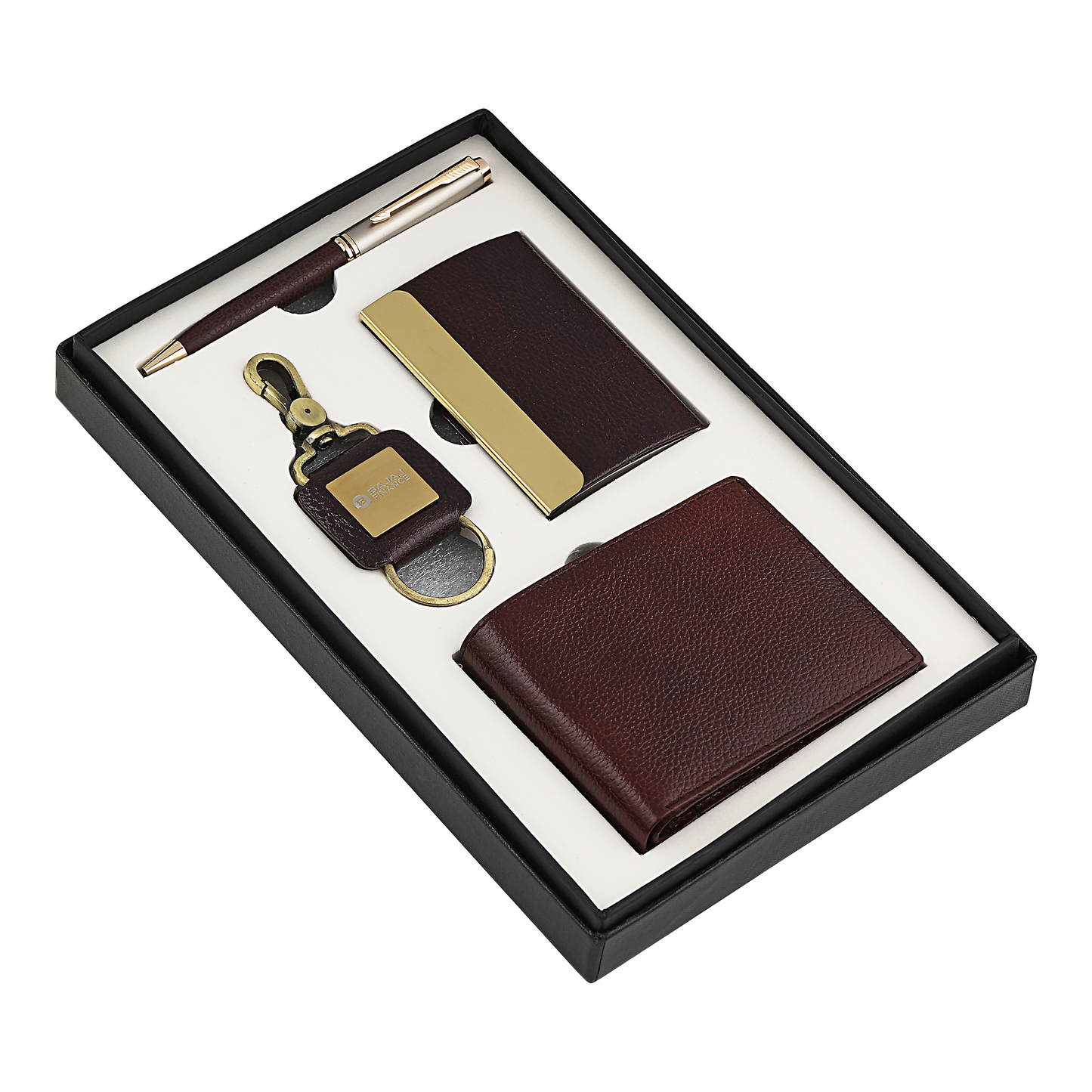 4-in-1 Pure Leather Luxury Gift Set #AP42